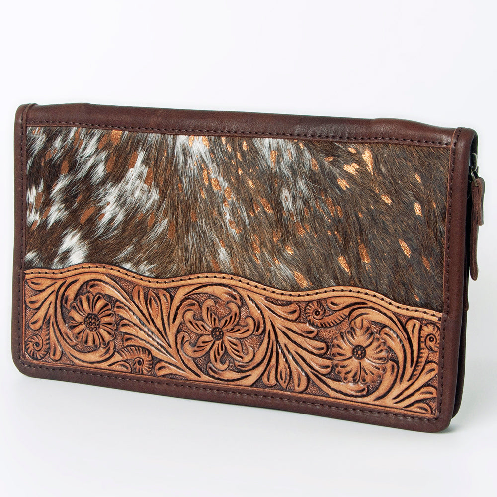 American Darling Hand Tooled Hair-On Genuine Leather