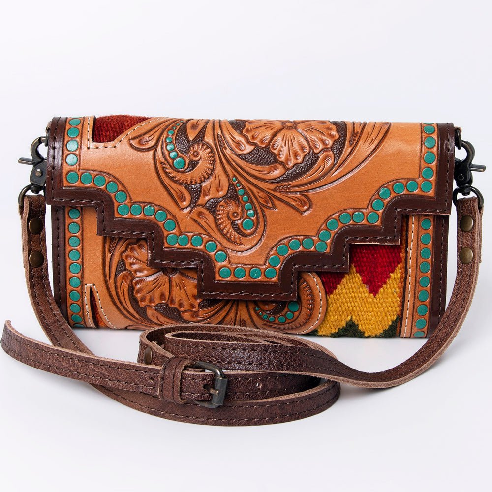 American Darling Hand Tooled Genuine Leather