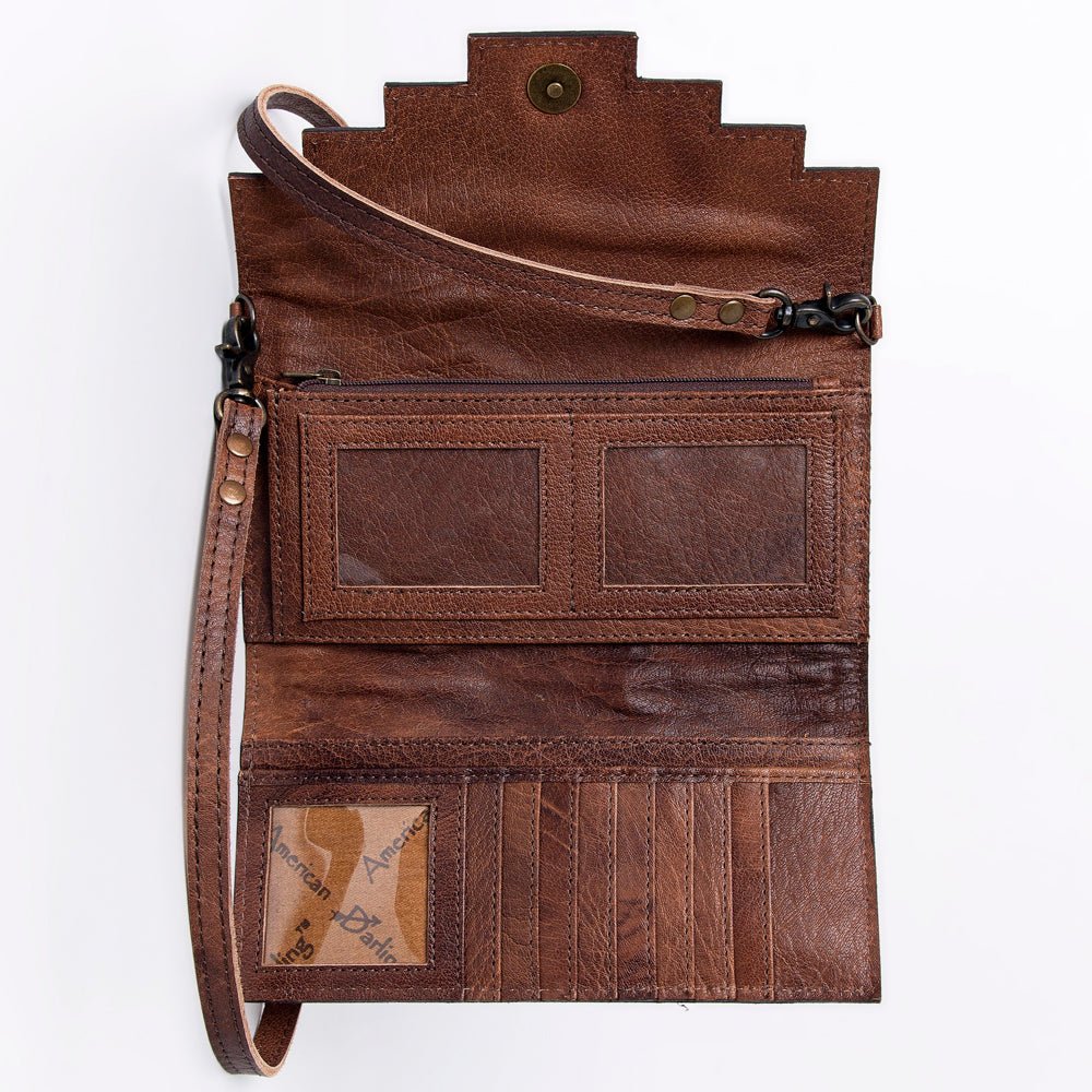 American Darling Hand Tooled Genuine Leather