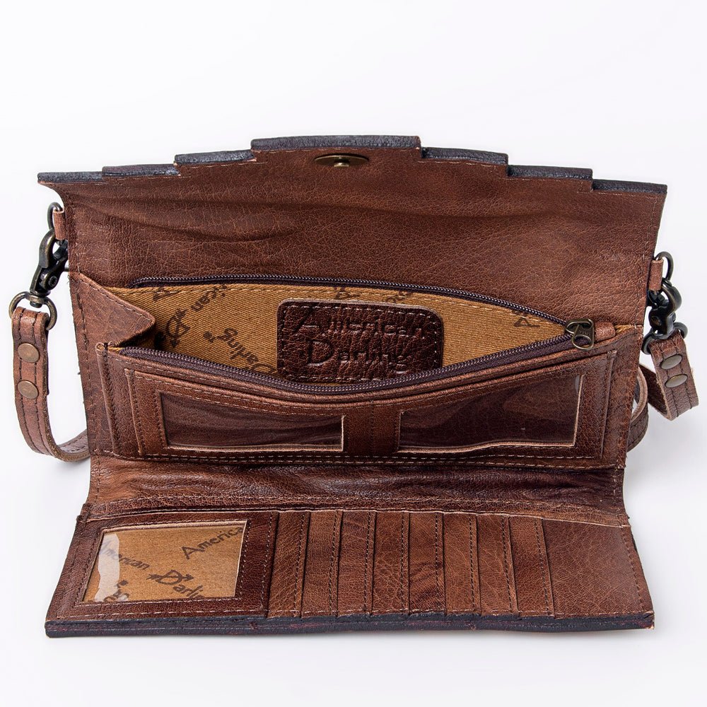 American Darling Hand Tooled Genuine Leather