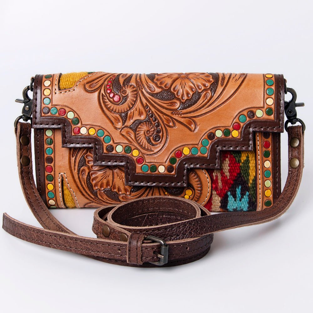 American Darling Hand Tooled Genuine Leather