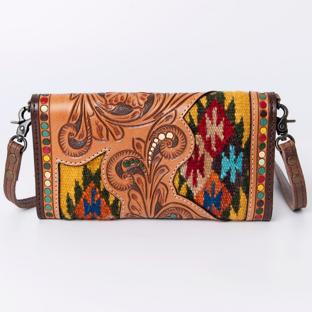 American Darling Hand Tooled Genuine Leather