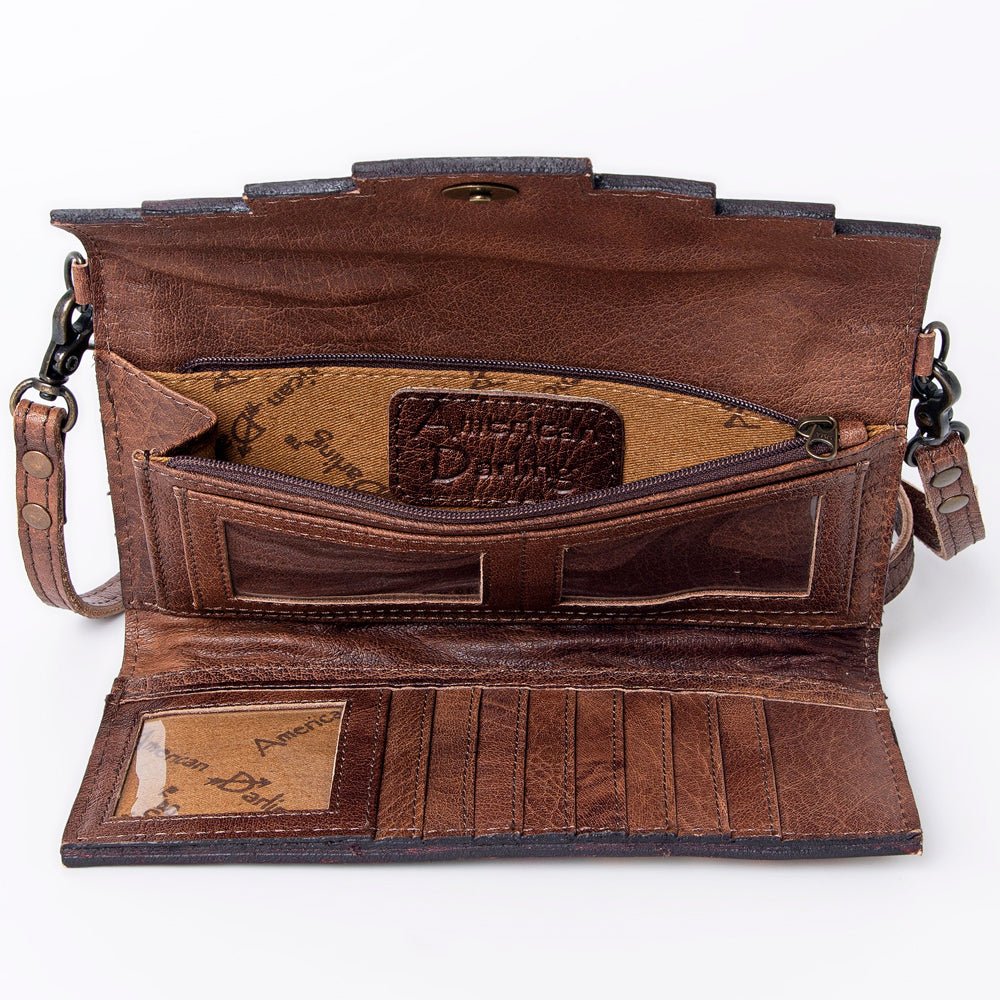 American Darling Hand Tooled Genuine Leather