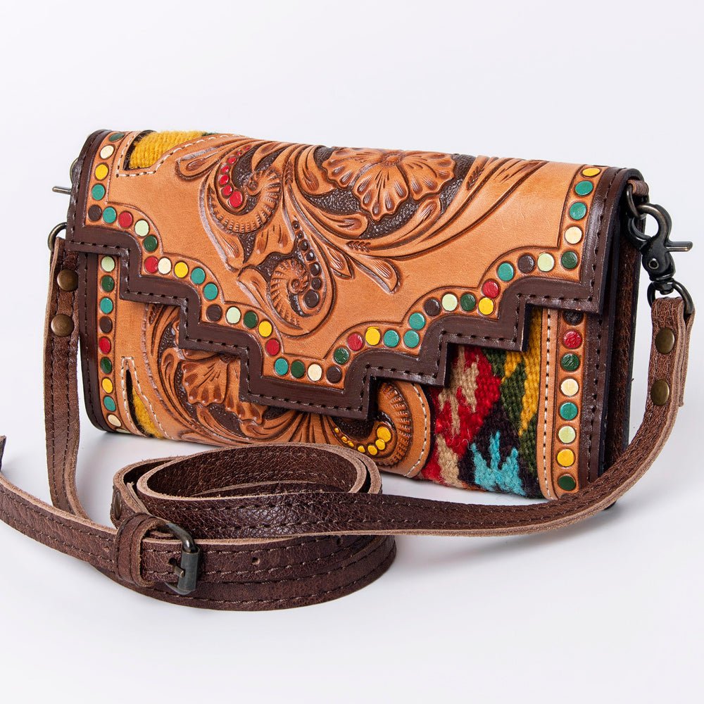 American Darling Hand Tooled Genuine Leather