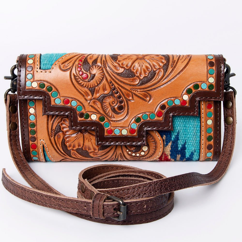 American Darling Hand Tooled Genuine Leather