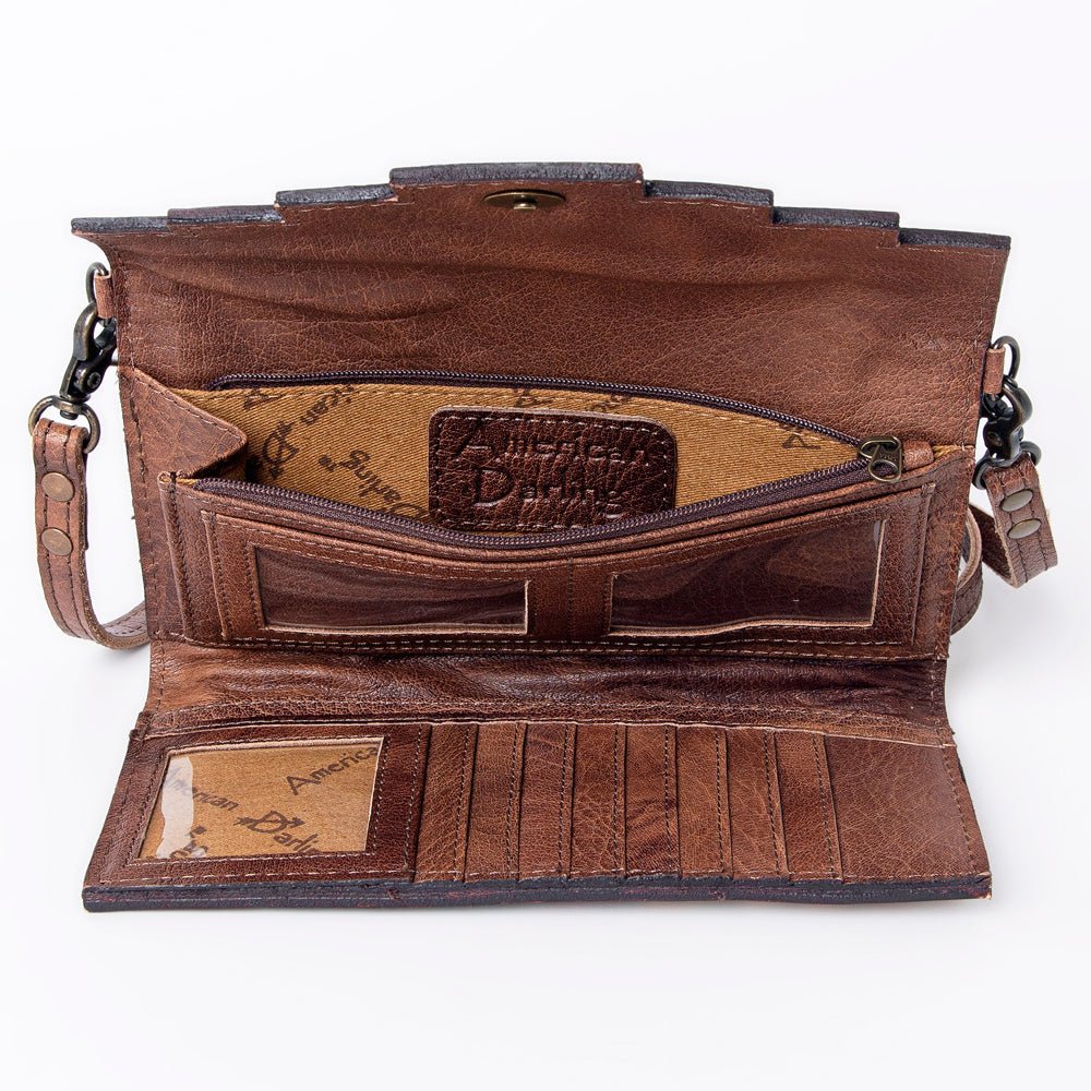American Darling Hand Tooled Genuine Leather