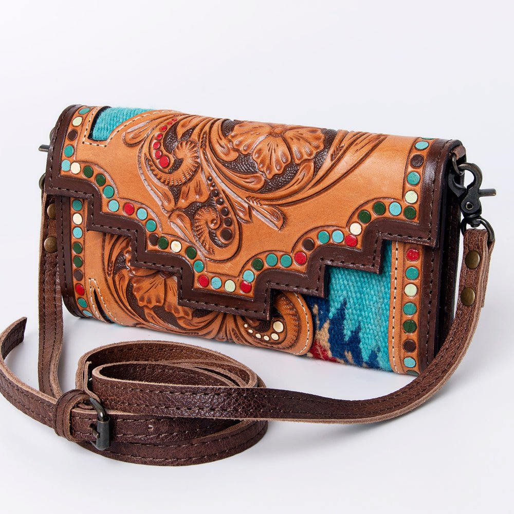 American Darling Hand Tooled Genuine Leather