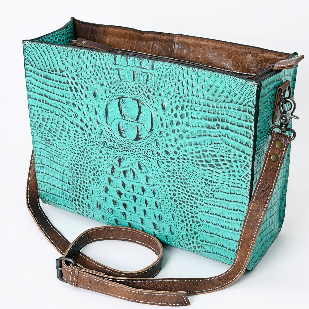 American Darling Crocodile Embossed Genuine Leather