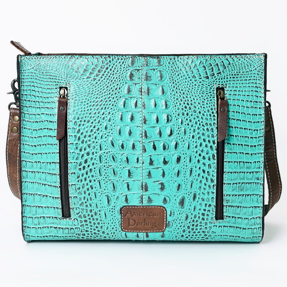 American Darling Crocodile Embossed Genuine Leather