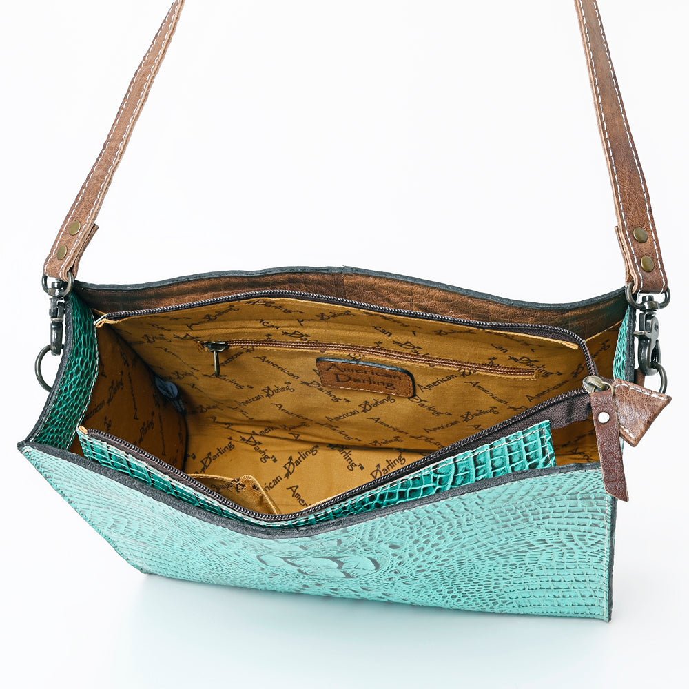 American Darling Crocodile Embossed Genuine Leather