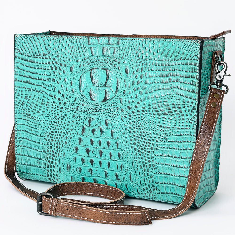 American Darling Crocodile Embossed Genuine Leather
