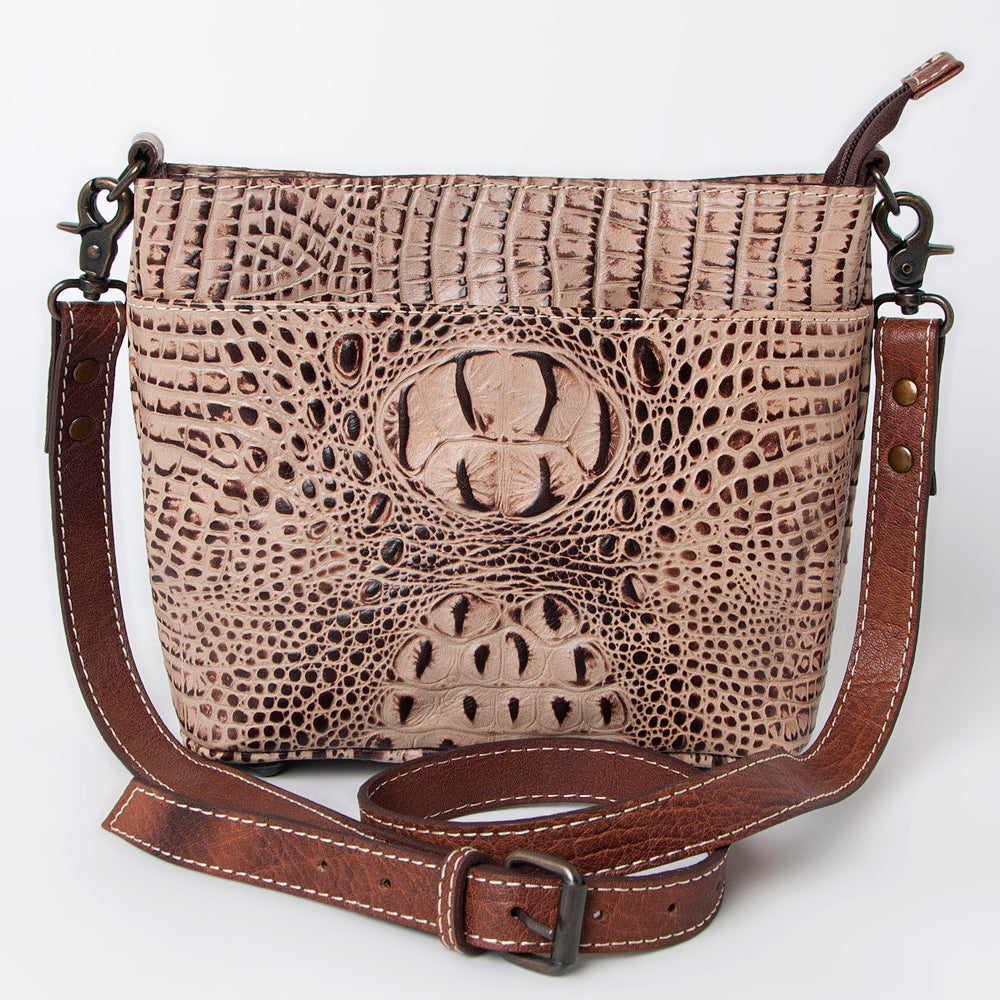 American Darling Crocodile Embossed Genuine Leather