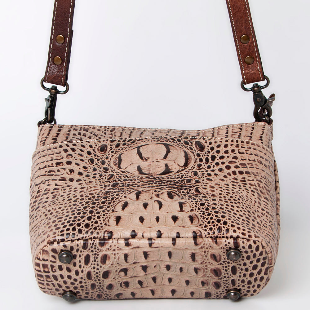 American Darling Crocodile Embossed Genuine Leather