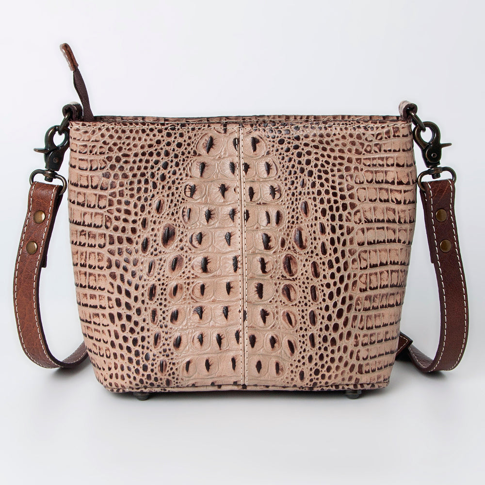 American Darling Crocodile Embossed Genuine Leather
