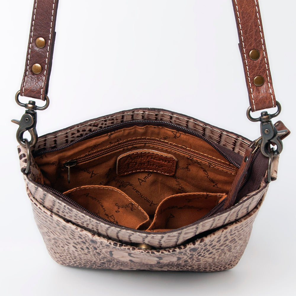 American Darling Crocodile Embossed Genuine Leather