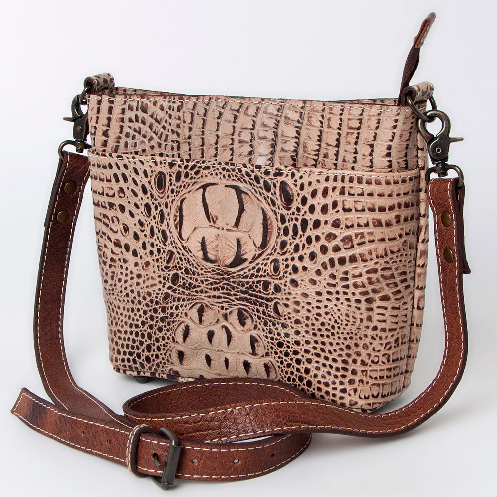 American Darling Crocodile Embossed Genuine Leather