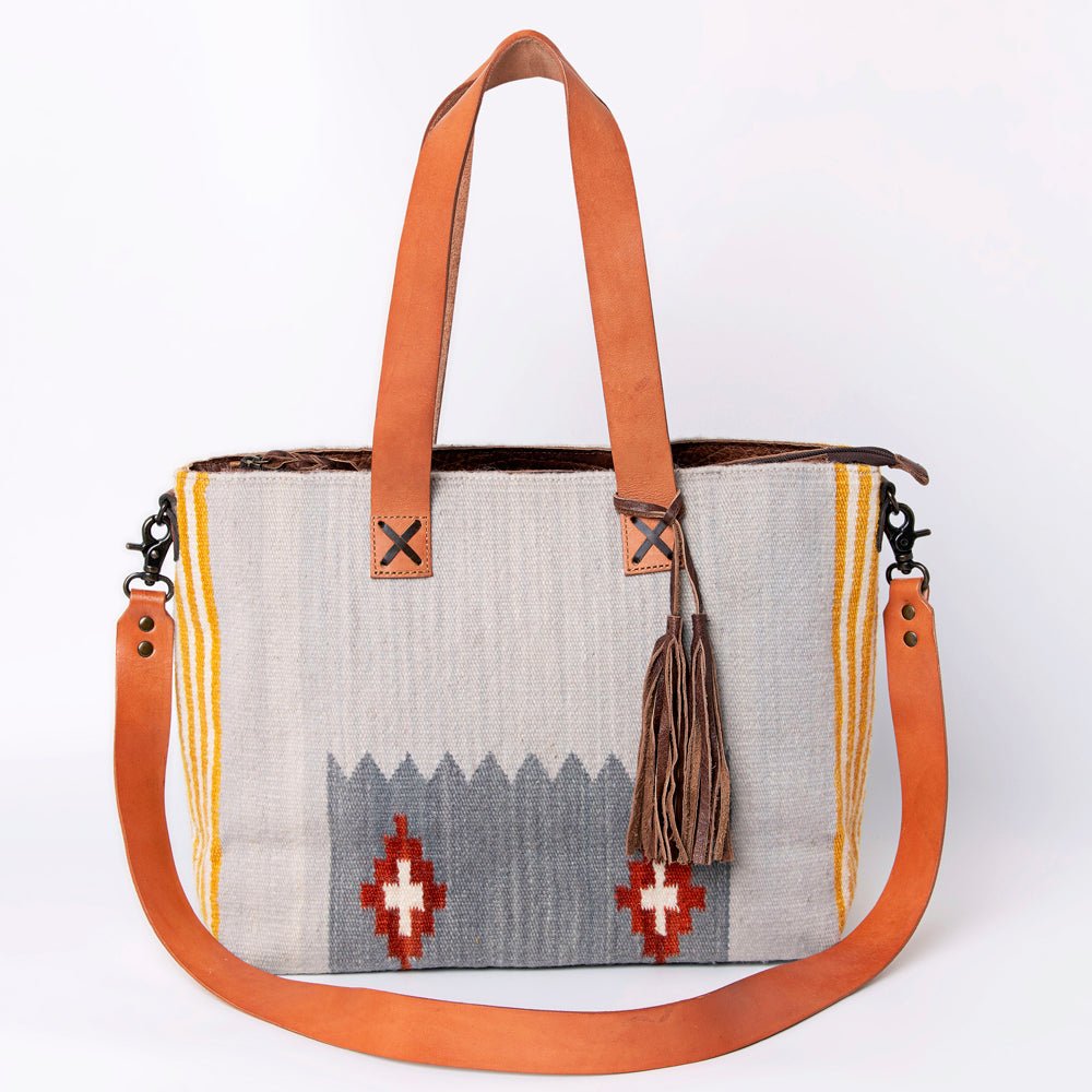 American Darling Tote Saddle Blanket Genuine Leather