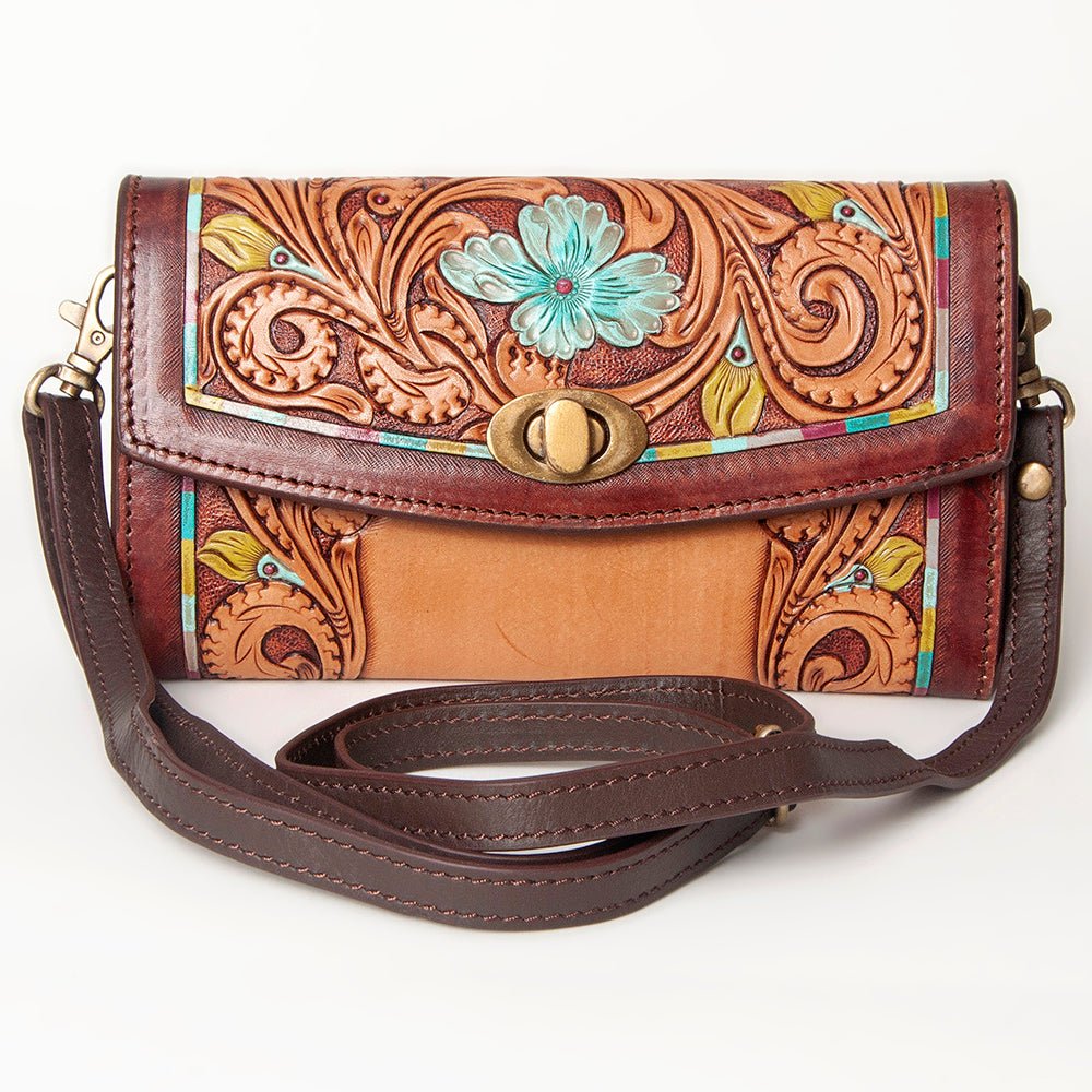 American Darling Hand Tooled Genuine Leather