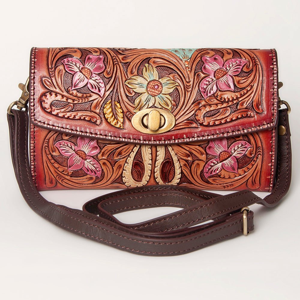 American Darling Hand Tooled Genuine Leather