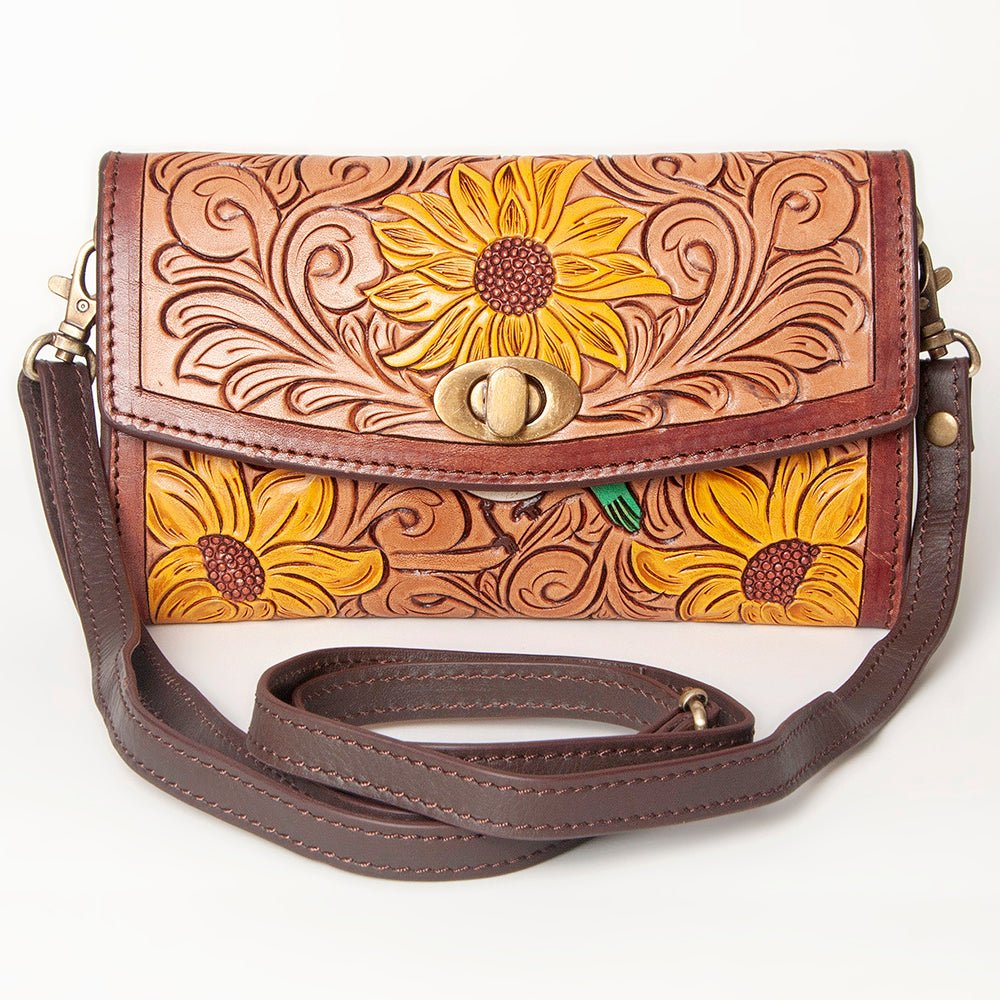 American Darling Hand Tooled Genuine Leather