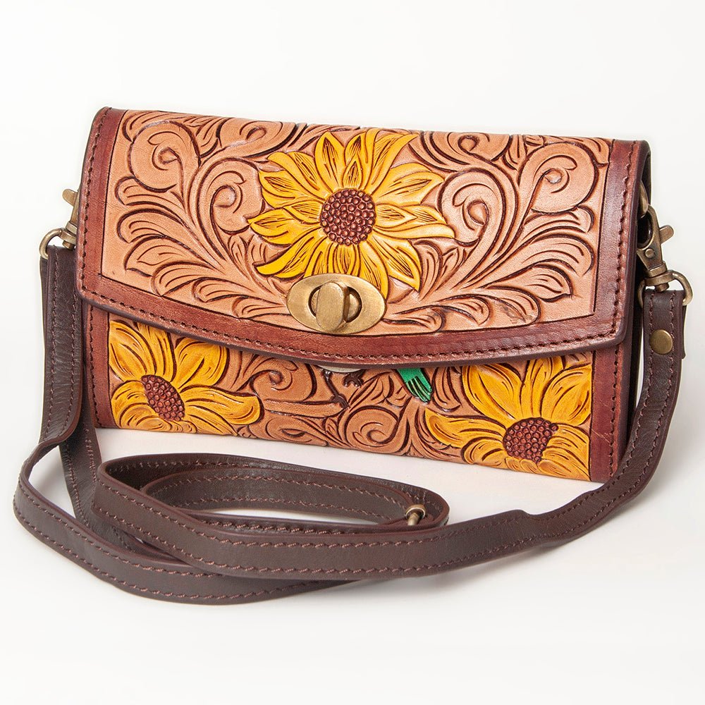 American Darling Hand Tooled Genuine Leather