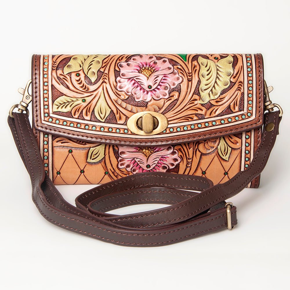 American Darling Hand Tooled Genuine Leather