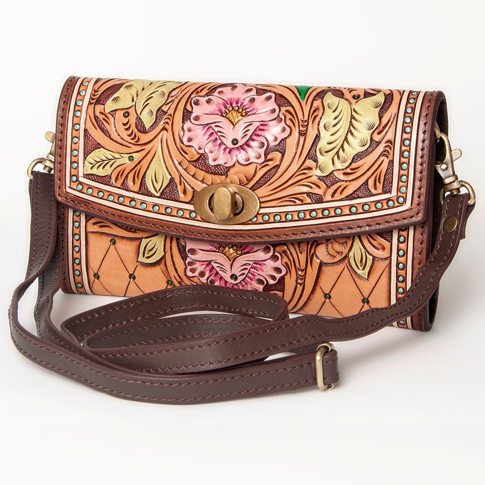 American Darling Hand Tooled Genuine Leather