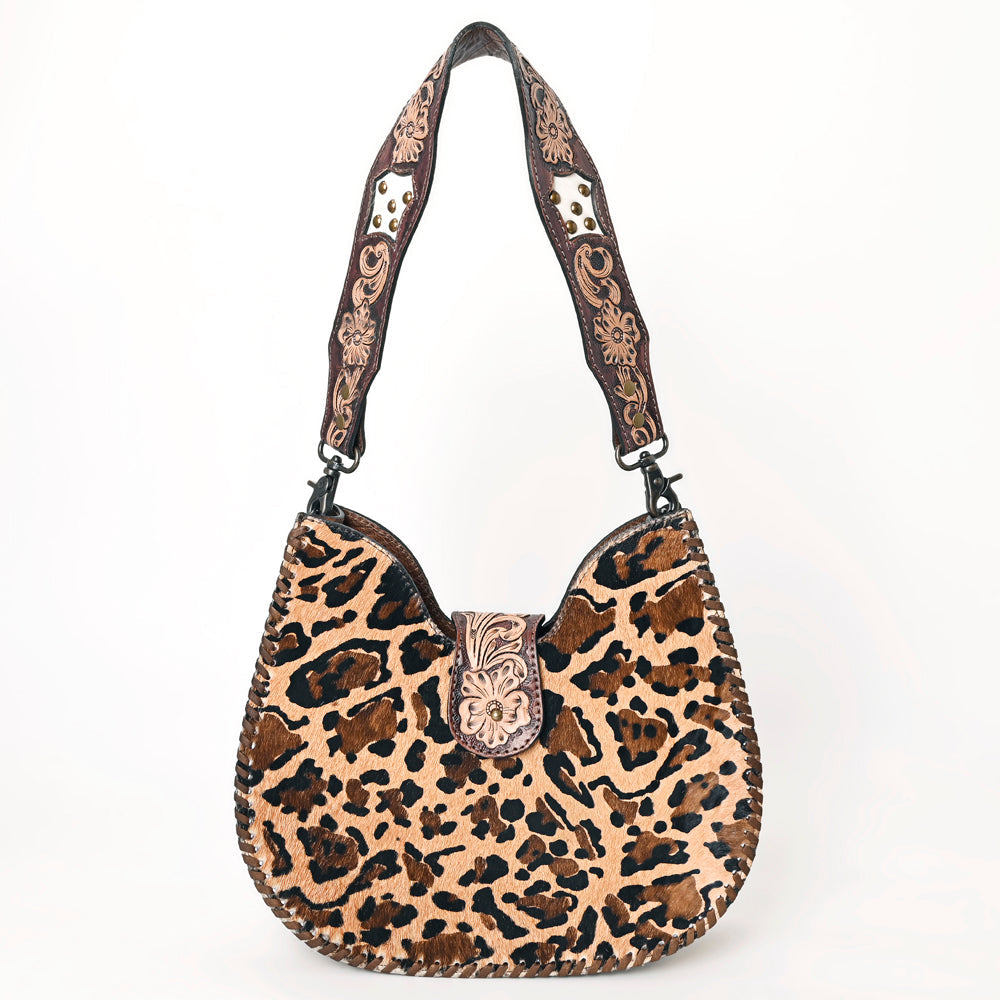 American Darling Hobo Hand Tooled Hair-On Genuine Leather
