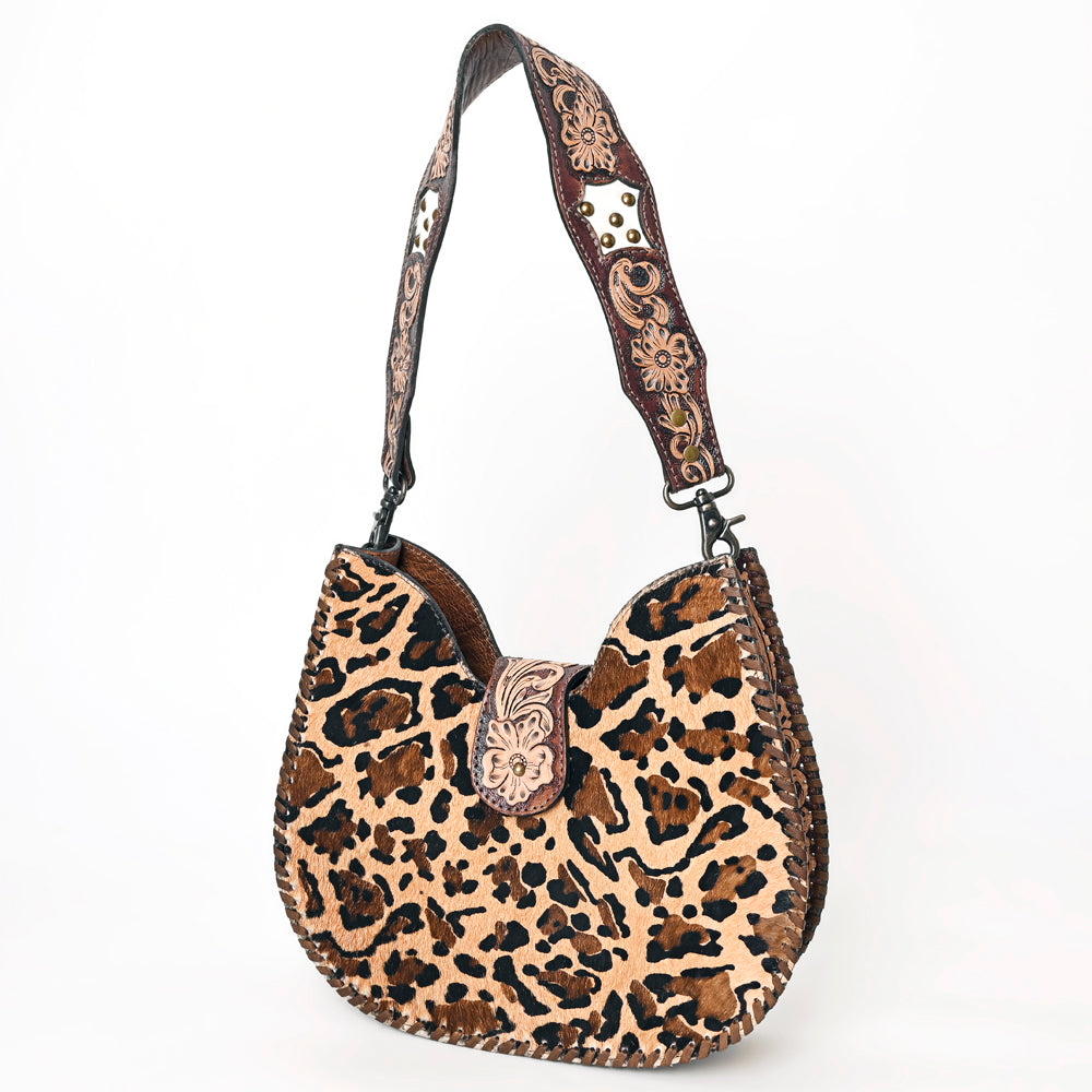 American Darling Hobo Hand Tooled Hair-On Genuine Leather