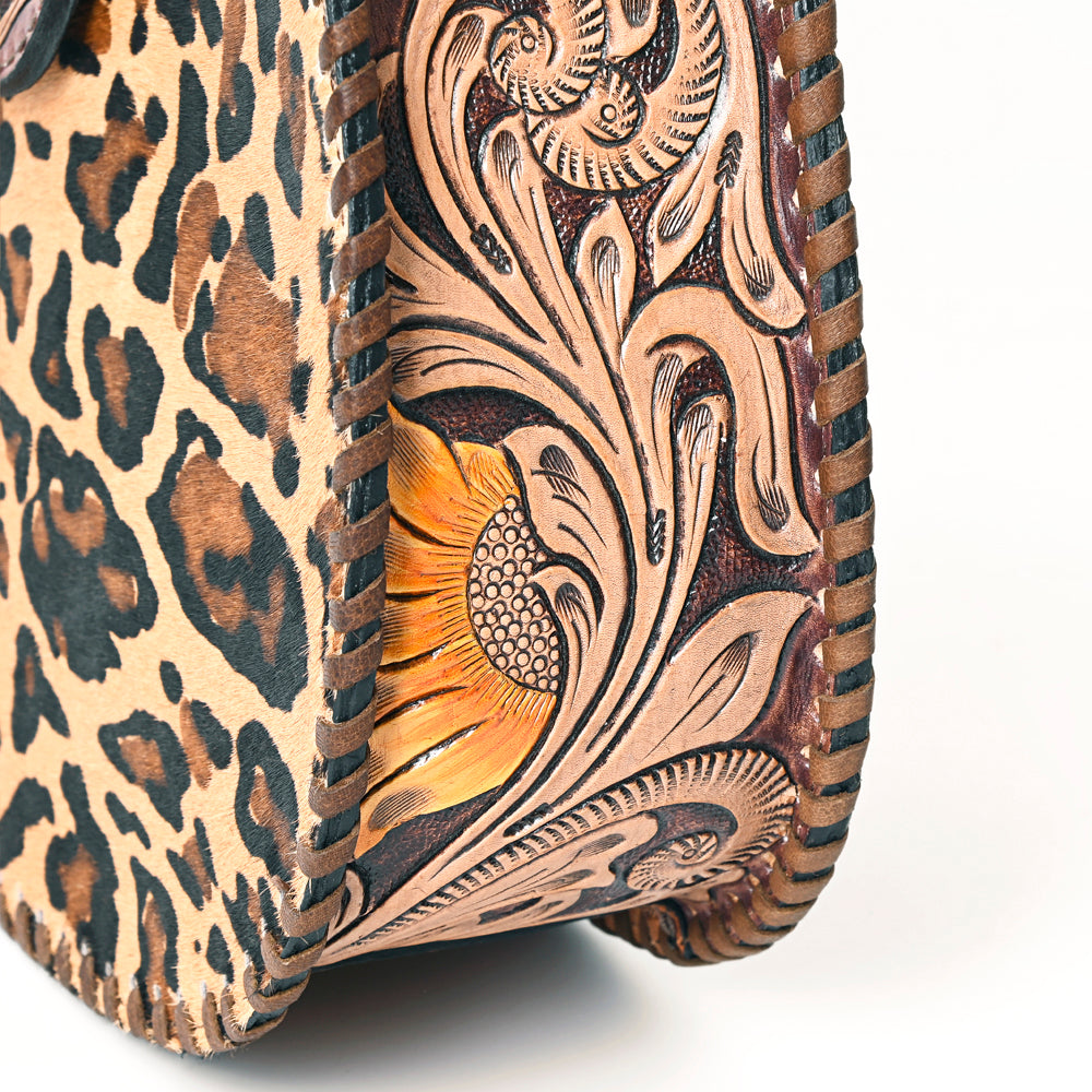 American Darling Hobo Hand Tooled Hair-On Genuine Leather