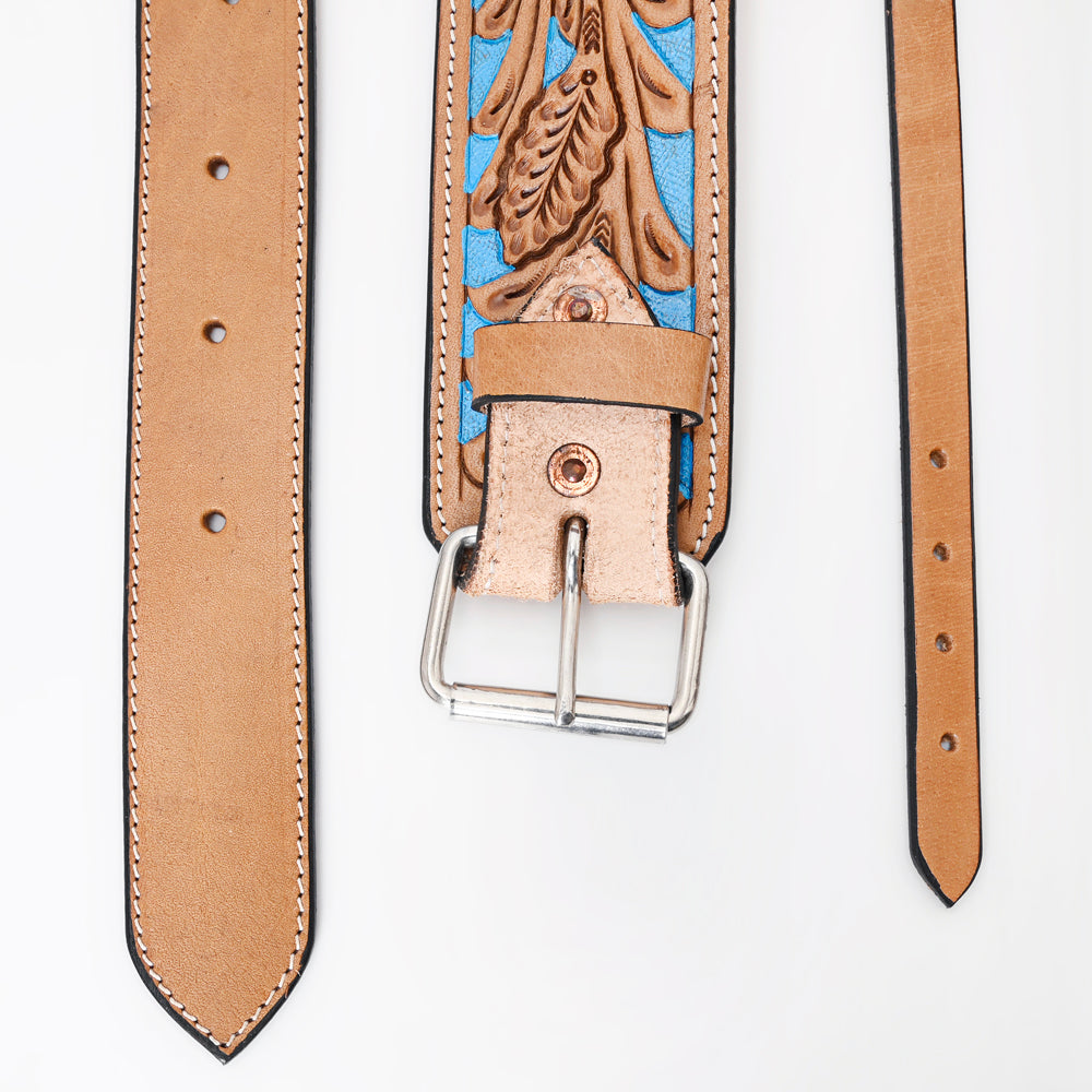 HILASON Horse Western Carved Leather Rear Flank Back Cinch Girth Saddle Billets Comfytack | Billet Strap