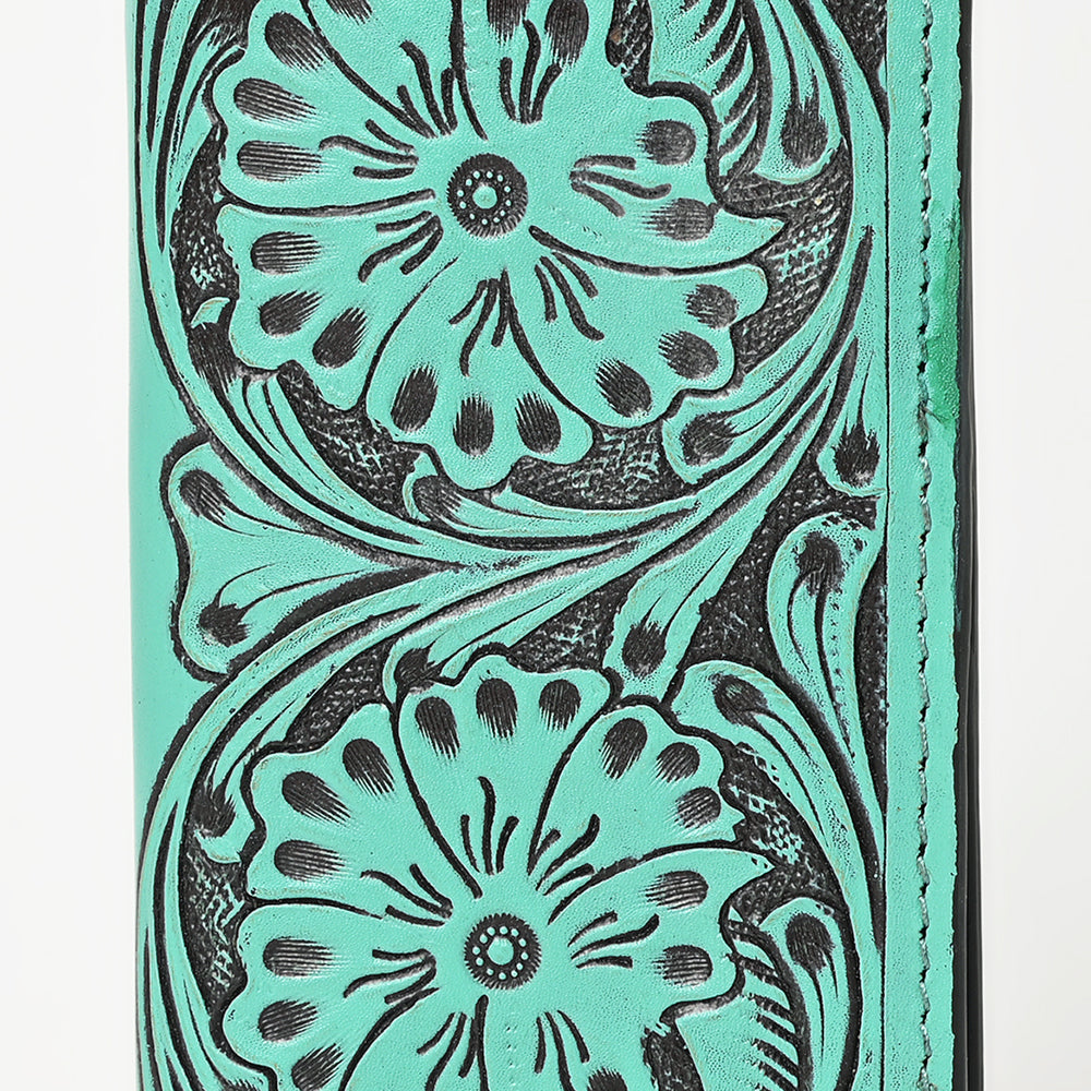 American Darling Clutch Hand Tooled Genuine Leather Women Bag Western Handbag Purse