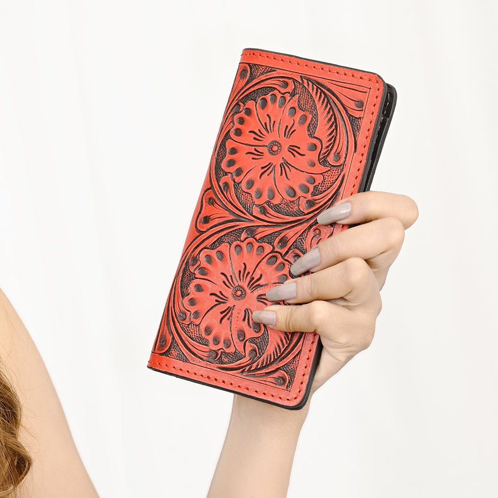American Darling Hand Tooled Genuine Leather