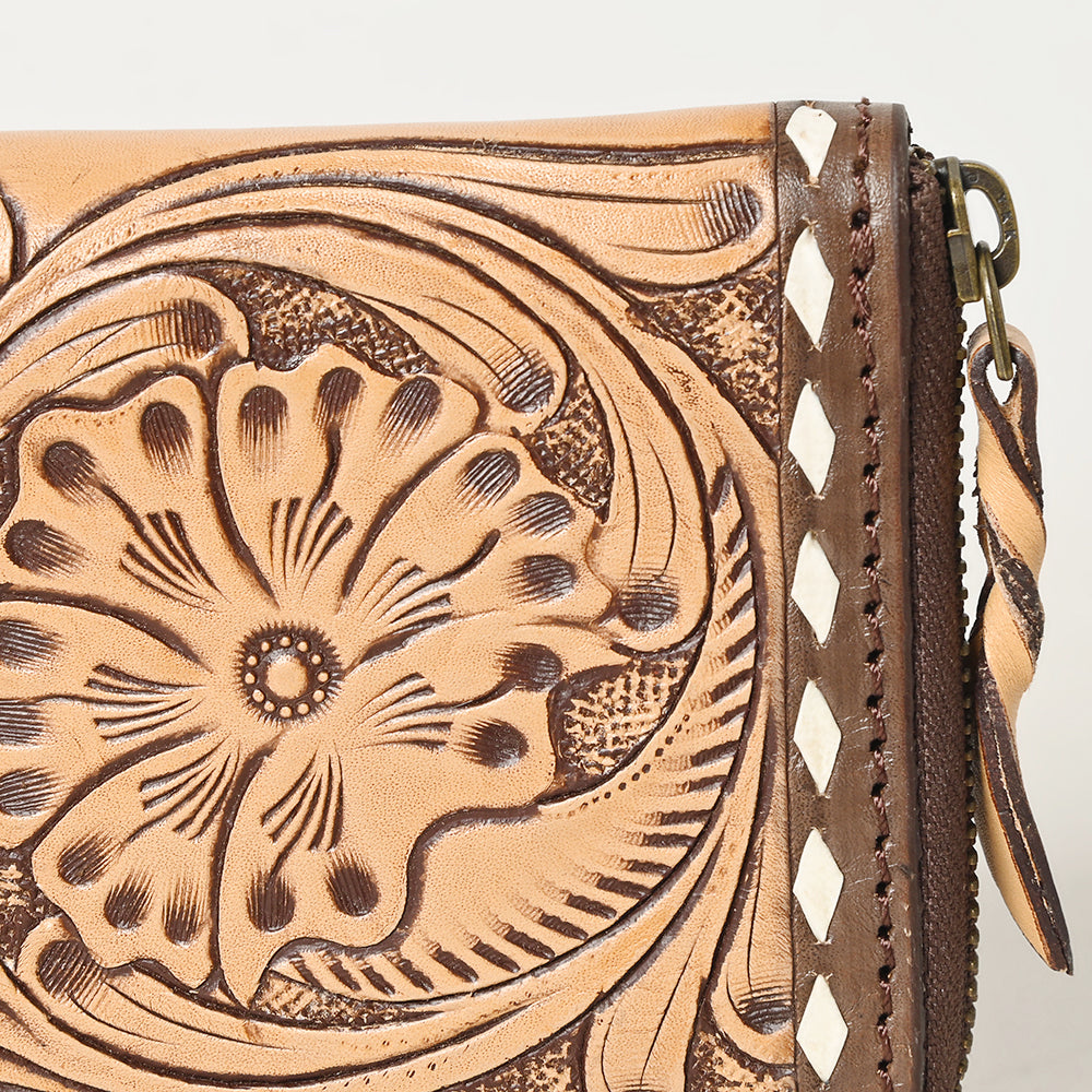 American Darling Clutch Hand Tooled Genuine Leather Western Women Bag Handbag Purse | Purses