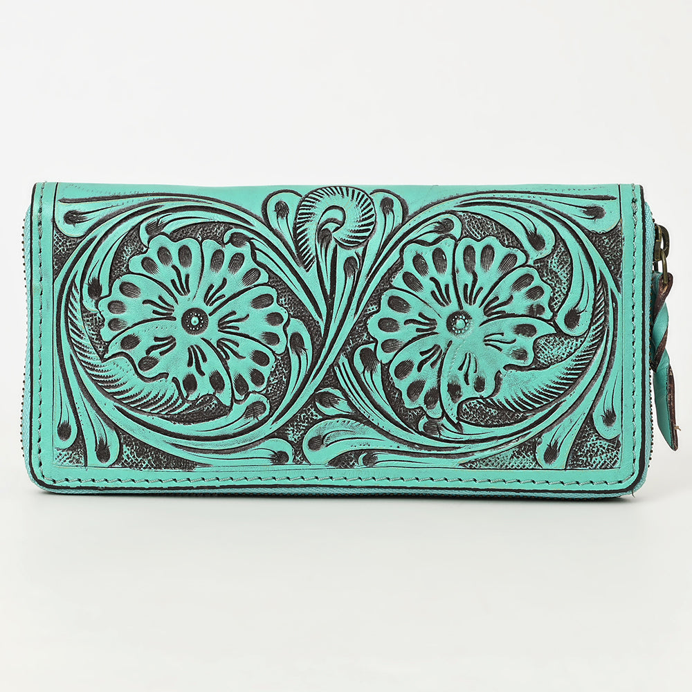 American Darling Clutch Hand Tooled Genuine Leather Western Women Bag Handbag Purse | Purses