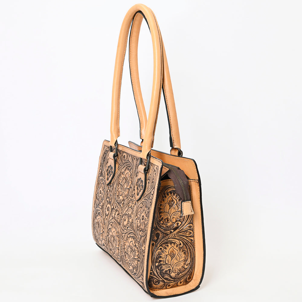 American Darling Hand-Tooled Genuine Leather Bag