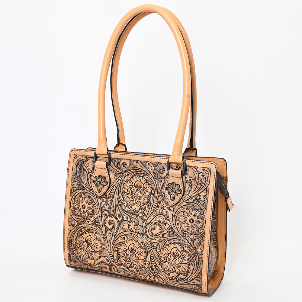 American Darling Hand-Tooled Genuine Leather Bag