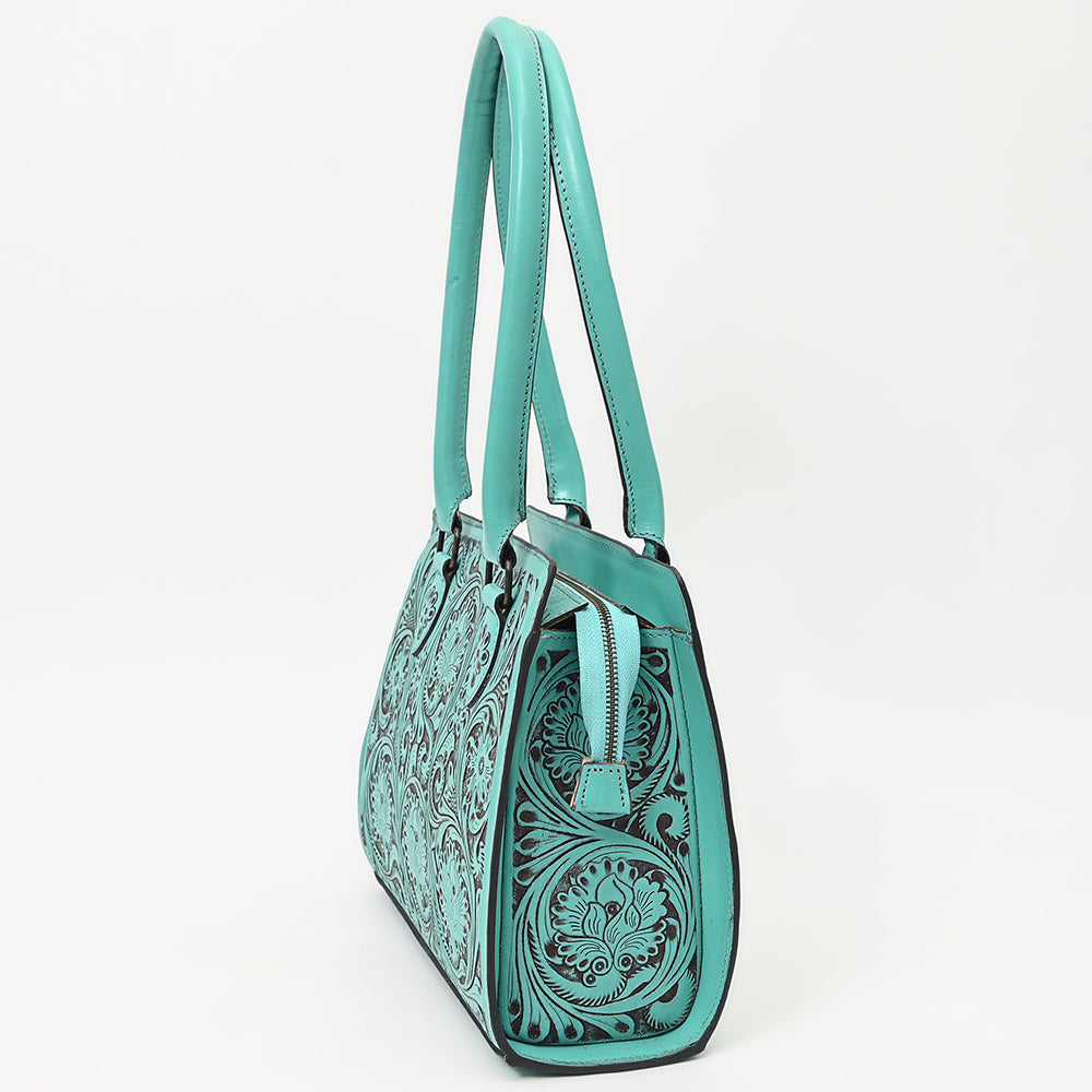 American Darling Hand-Tooled Genuine Leather Bag