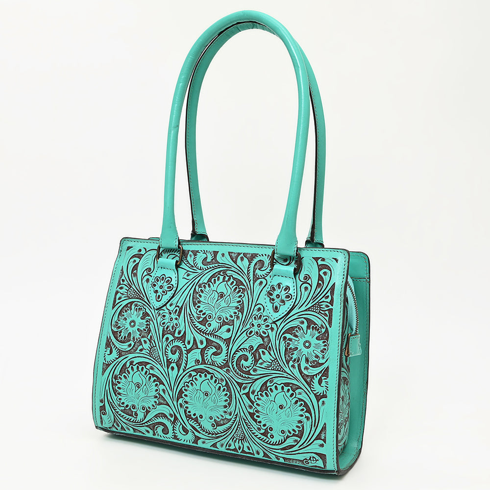 American Darling Hand-Tooled Genuine Leather Bag