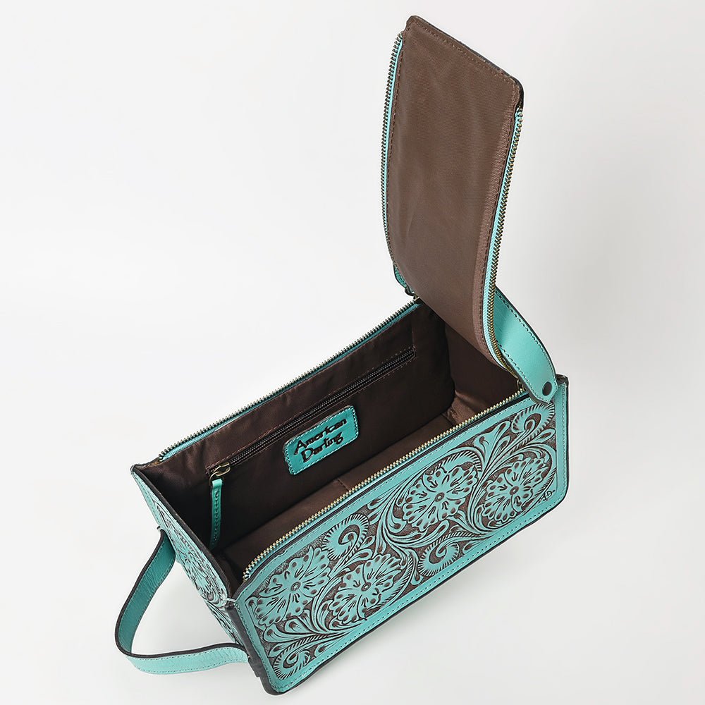 American Darling Hand Tooled Genuine Leather