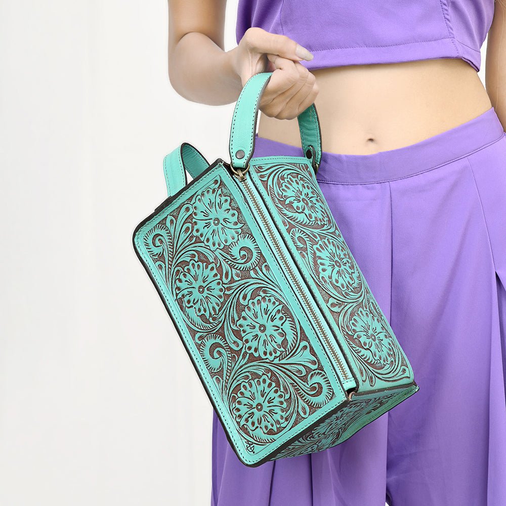 American Darling Hand Tooled Genuine Leather