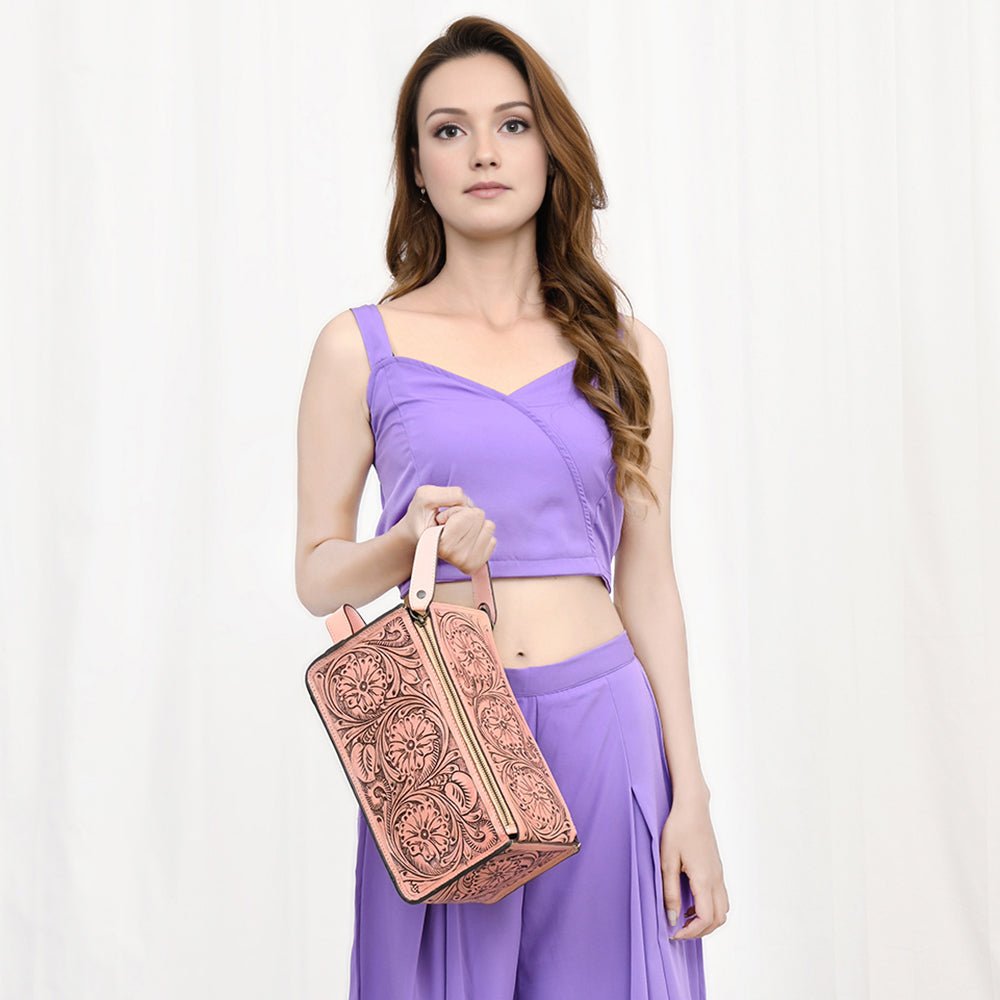 American Darling Hand Tooled Genuine Leather