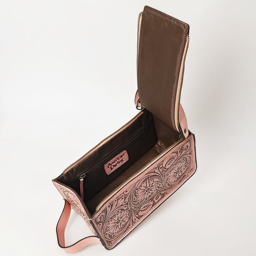 American Darling Hand Tooled Genuine Leather
