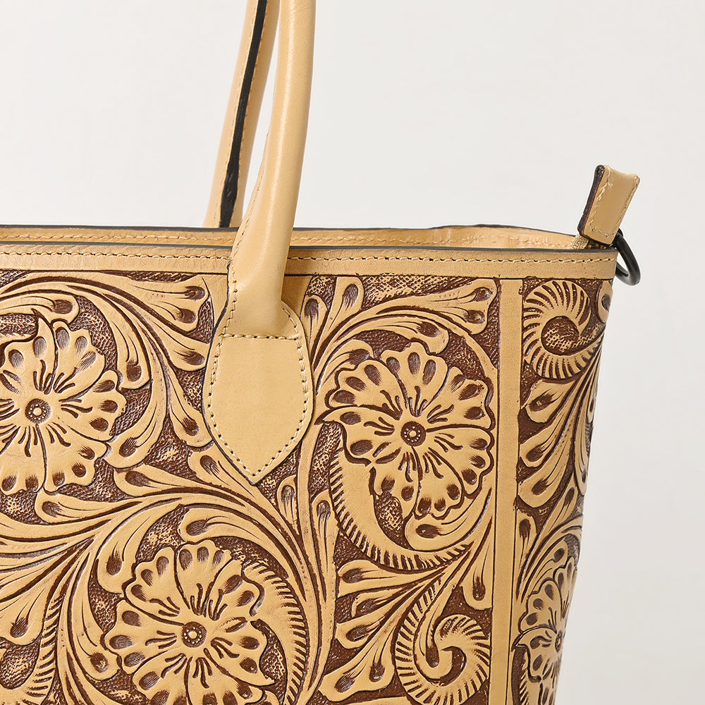 American Darling Hand-Tooled Genuine Leather Bag