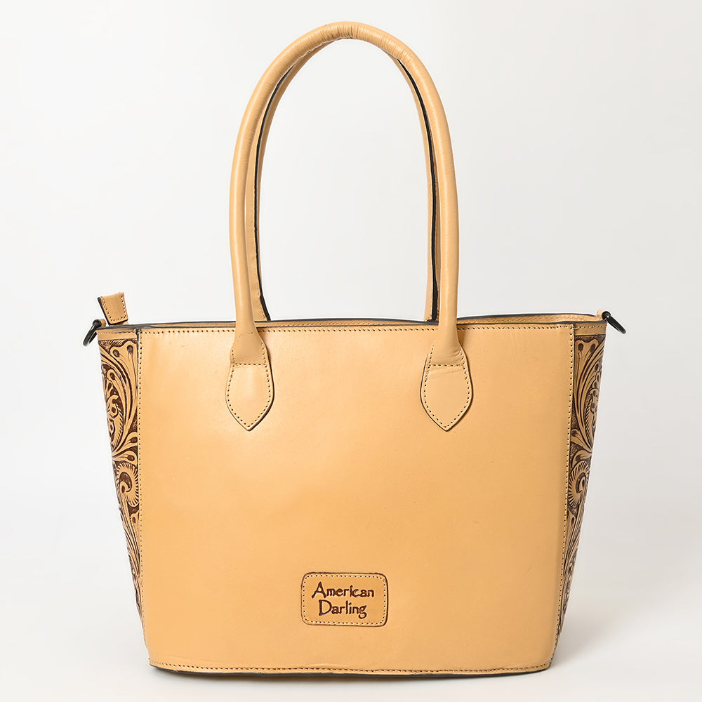 American Darling Hand-Tooled Genuine Leather Bag