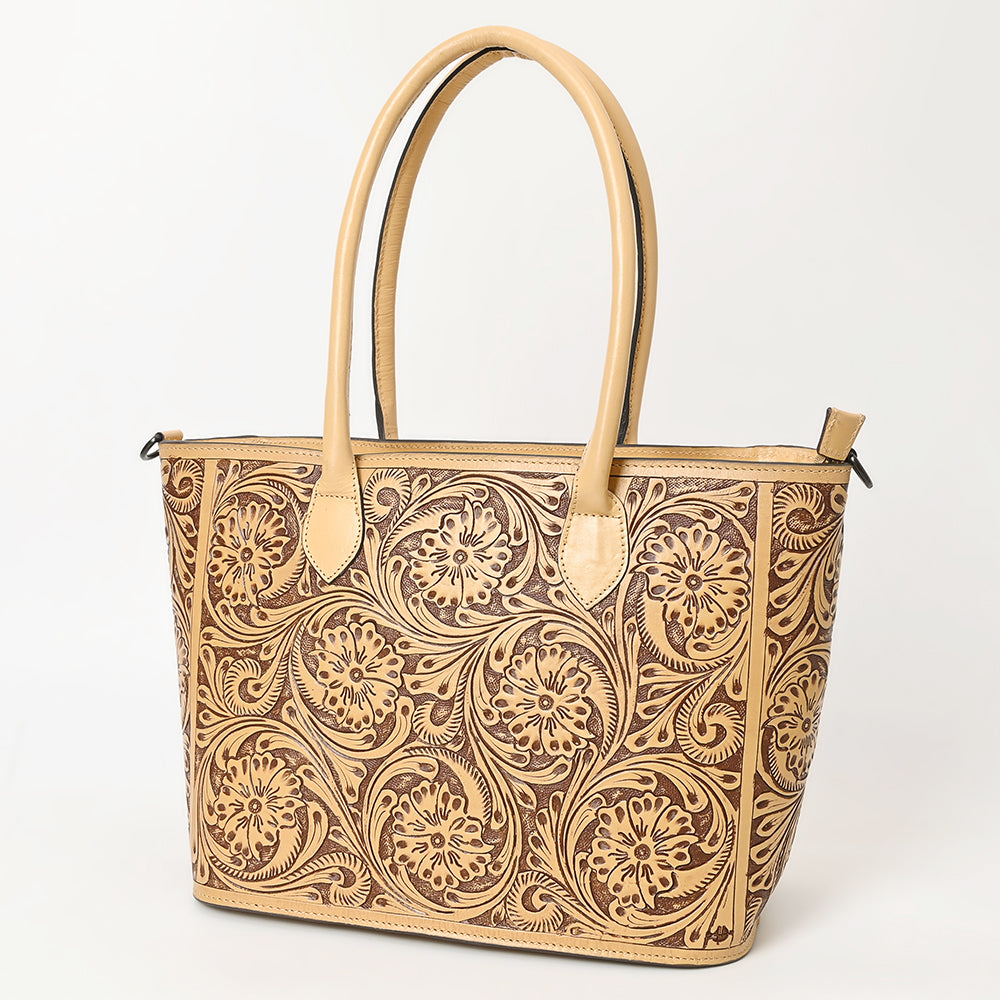 American Darling Hand-Tooled Genuine Leather Bag