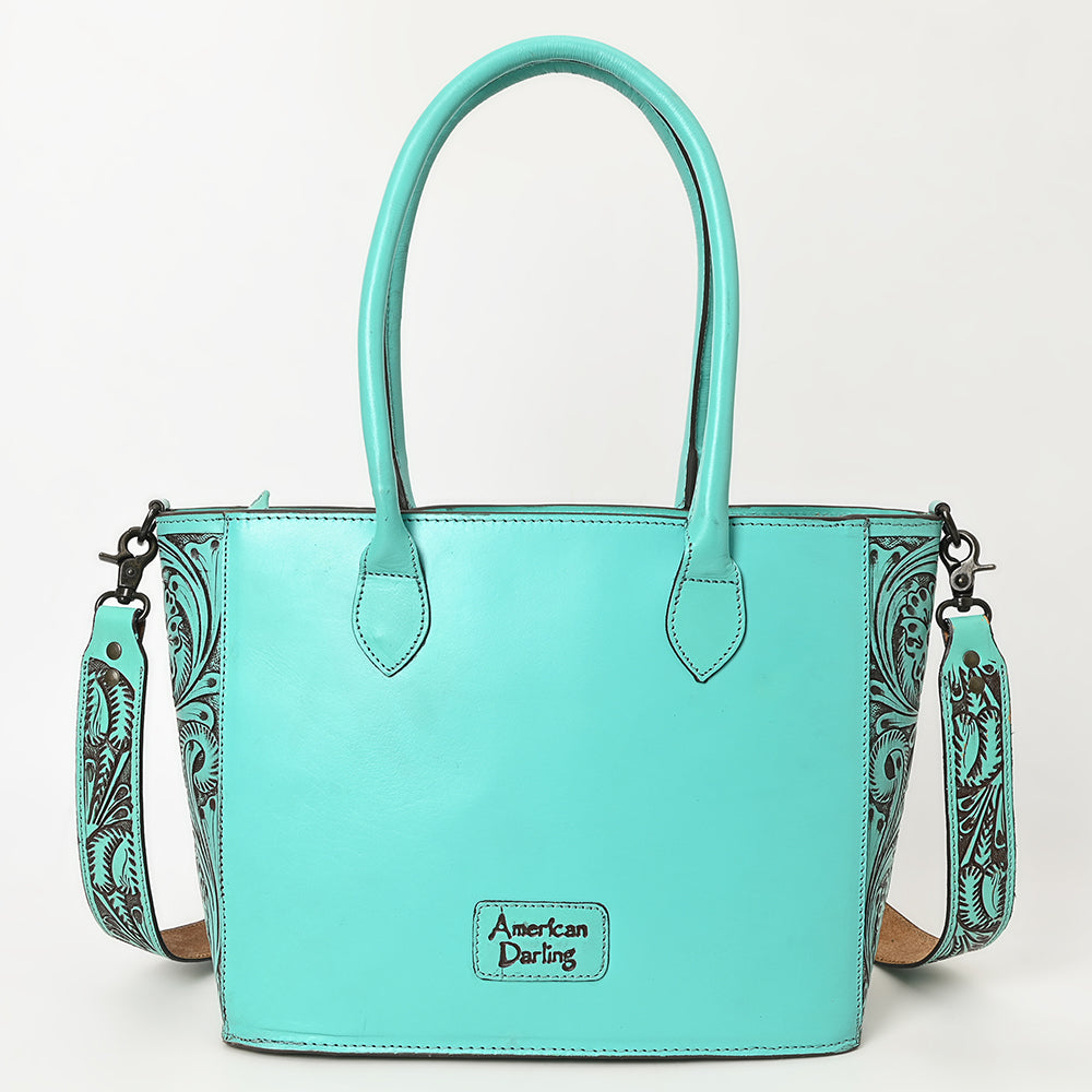 American Darling Hand-Tooled Genuine Leather Bag