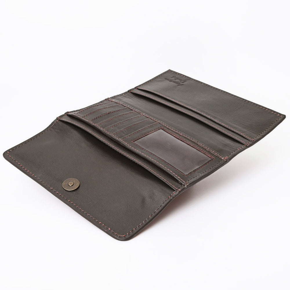 American Darling Wallet Hand Tooled Genuine Leather Western Women Bag | Wristlet Travel