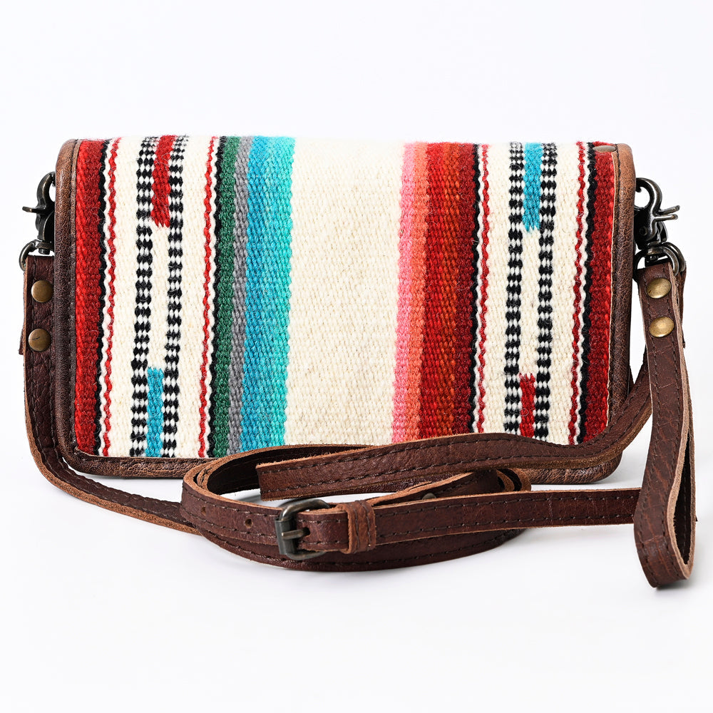 American Darling Organiser Bag Handcrafted from Crocodile Embossed Genuine Leather with YKK Zipper and Detachable Strap
