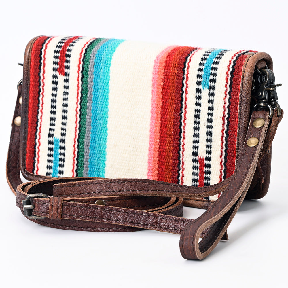 American Darling Organiser Bag Handcrafted from Crocodile Embossed Genuine Leather with YKK Zipper and Detachable Strap